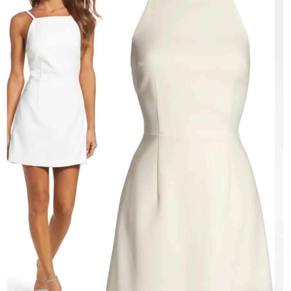 French Connection A-Line Dress - White